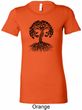 Yoga Black Celtic Tree Ladies Longer Length Shirt