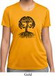 Yoga Black Celtic Tree Ladies Moisture Wicking Shirt