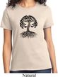 Yoga Black Celtic Tree Ladies Shirt