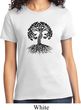 Yoga Black Celtic Tree Ladies Shirt