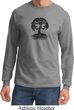 Yoga Black Celtic Tree Long Sleeve Shirt
