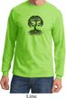 Yoga Black Celtic Tree Long Sleeve Shirt