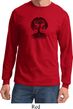 Yoga Black Celtic Tree Long Sleeve Shirt