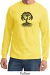 Yoga Black Celtic Tree Long Sleeve Shirt