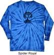 Yoga Black Celtic Tree Long Sleeve Tie Dye Shirt