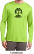 Yoga Black Celtic Tree Mens Dry Wicking Long Sleeve Shirt