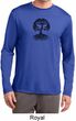 Yoga Black Celtic Tree Mens Dry Wicking Long Sleeve Shirt