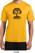 Yoga Black Celtic Tree Mens Moisture Wicking Shirt