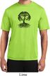 Yoga Black Celtic Tree Mens Moisture Wicking Shirt