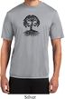 Yoga Black Celtic Tree Mens Moisture Wicking Shirt