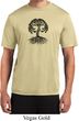 Yoga Black Celtic Tree Mens Moisture Wicking Shirt