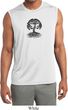 Yoga Black Celtic Tree Mens Sleeveless Moisture Wicking Shirt