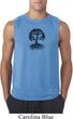 Yoga Black Celtic Tree Mens Sleeveless Shirt