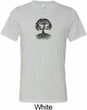 Yoga Black Celtic Tree Mens Tri Blend Crewneck Shirt