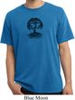 Yoga Black Celtic Tree Pigment Dyed Shirt