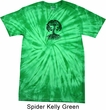 Yoga Black Celtic Tree Spider Tie Dye Shirt
