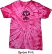 Yoga Black Celtic Tree Spider Tie Dye Shirt