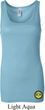 Yoga Buddha Eyes Patch Bottom Print Ladies Longer Length Tank Top