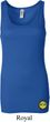 Yoga Buddha Eyes Patch Bottom Print Ladies Longer Length Tank Top