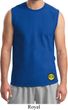 Yoga Buddha Eyes Patch Bottom Print Mens Muscle Shirt