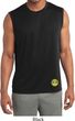 Yoga Clothing For You Men's Sleeveless Moisture Wicking Tee - Black Athletic Shirt - View #3