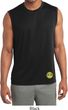 Yoga Buddha Eyes Patch Bottom Print Mens Sleeveless Moisture Wicking