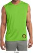 Yoga Buddha Eyes Patch Bottom Print Mens Sleeveless Moisture Wicking