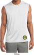 Yoga Buddha Eyes Patch Bottom Print Mens Sleeveless Moisture Wicking