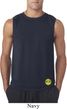 Yoga Buddha Eyes Patch Bottom Print Mens Sleeveless Shirt