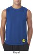 Yoga Buddha Eyes Patch Bottom Print Mens Sleeveless Shirt