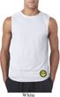 Yoga Buddha Eyes Patch Bottom Print Mens Sleeveless Shirt