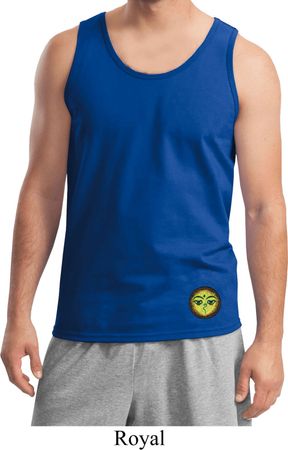 Yoga Buddha Eyes Patch Bottom Print Tank Top
