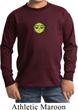 Yoga Buddha Eyes Patch Kids Long Sleeve Shirt