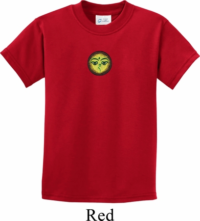 Yoga Buddha Eyes Patch Kids Shirt