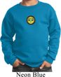 Yoga Buddha Eyes Patch Kids Sweatshirt