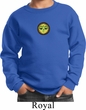 Yoga Buddha Eyes Patch Kids Sweatshirt