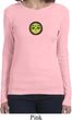 Yoga Buddha Eyes Patch Ladies Long Sleeve Shirt