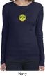 Yoga Buddha Eyes Patch Ladies Long Sleeve Shirt
