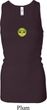 Yoga Buddha Eyes Patch Ladies Longer Length Racerback Tank Top