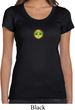 Yoga Buddha Eyes Patch Ladies Scoop Neck Shirt