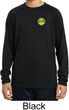 Yoga Buddha Eyes Patch Pocket Print Kids Dry Wicking Long Sleeve Shirt