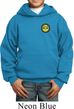 Yoga Buddha Eyes Patch Pocket Print Kids Hoodie