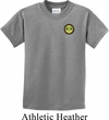 Yoga Buddha Eyes Patch Pocket Print Kids Shirt