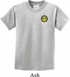 Yoga Buddha Eyes Patch Pocket Print Kids Shirt