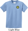 Yoga Buddha Eyes Patch Pocket Print Kids Shirt