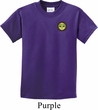 Yoga Buddha Eyes Patch Pocket Print Kids Shirt