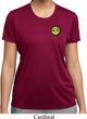 Yoga Buddha Eyes Patch Pocket Print Ladies Moisture Wicking Shirt