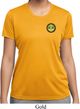 Yoga Buddha Eyes Patch Pocket Print Ladies Moisture Wicking Shirt