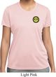 Yoga Buddha Eyes Patch Pocket Print Ladies Moisture Wicking Shirt