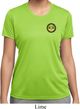 Yoga Buddha Eyes Patch Pocket Print Ladies Moisture Wicking Shirt